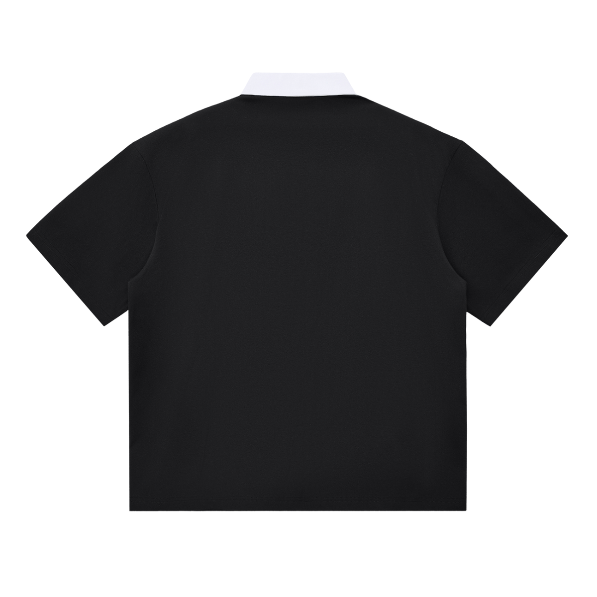 Black Contrast Polo