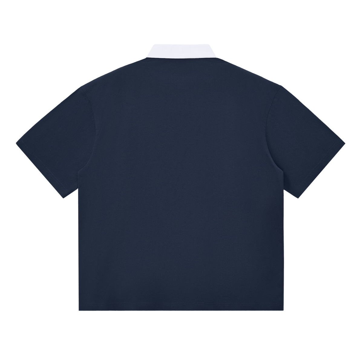 Navy Contrast Polo
